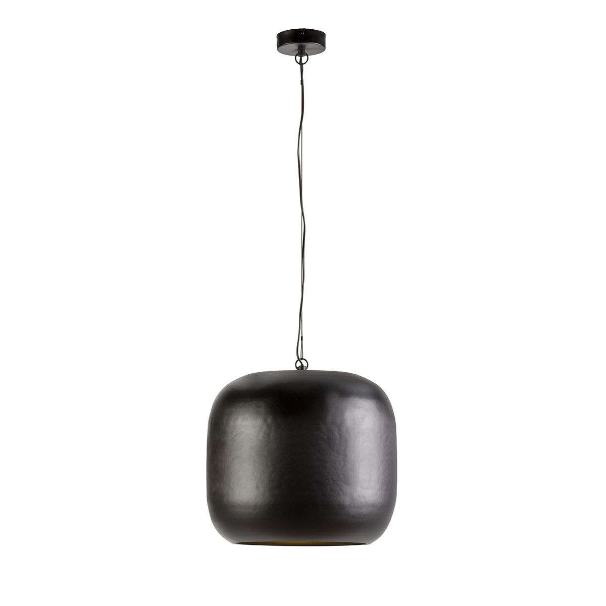 Lámpara de Techo 40x40x38 Metal Negro