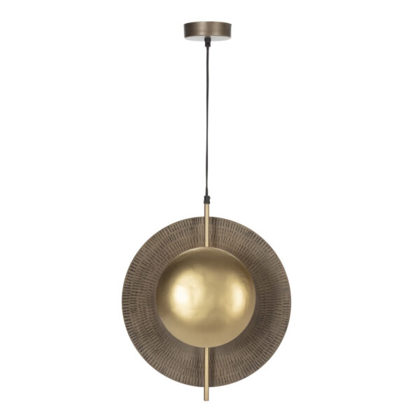 Lámpara de Techo 41x11x48 Metal -- Dorado