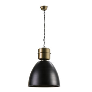Lampara de Techo 46x46x54 Metal Dorado/Negro