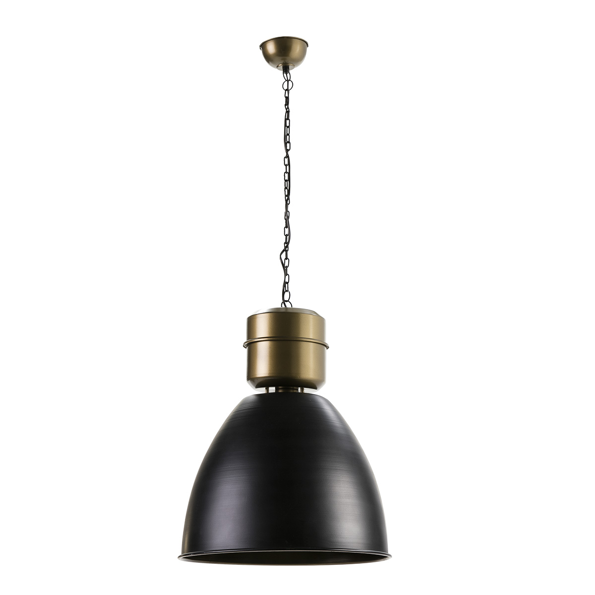 Lampara de Techo 46x46x54 Metal Dorado/Negro