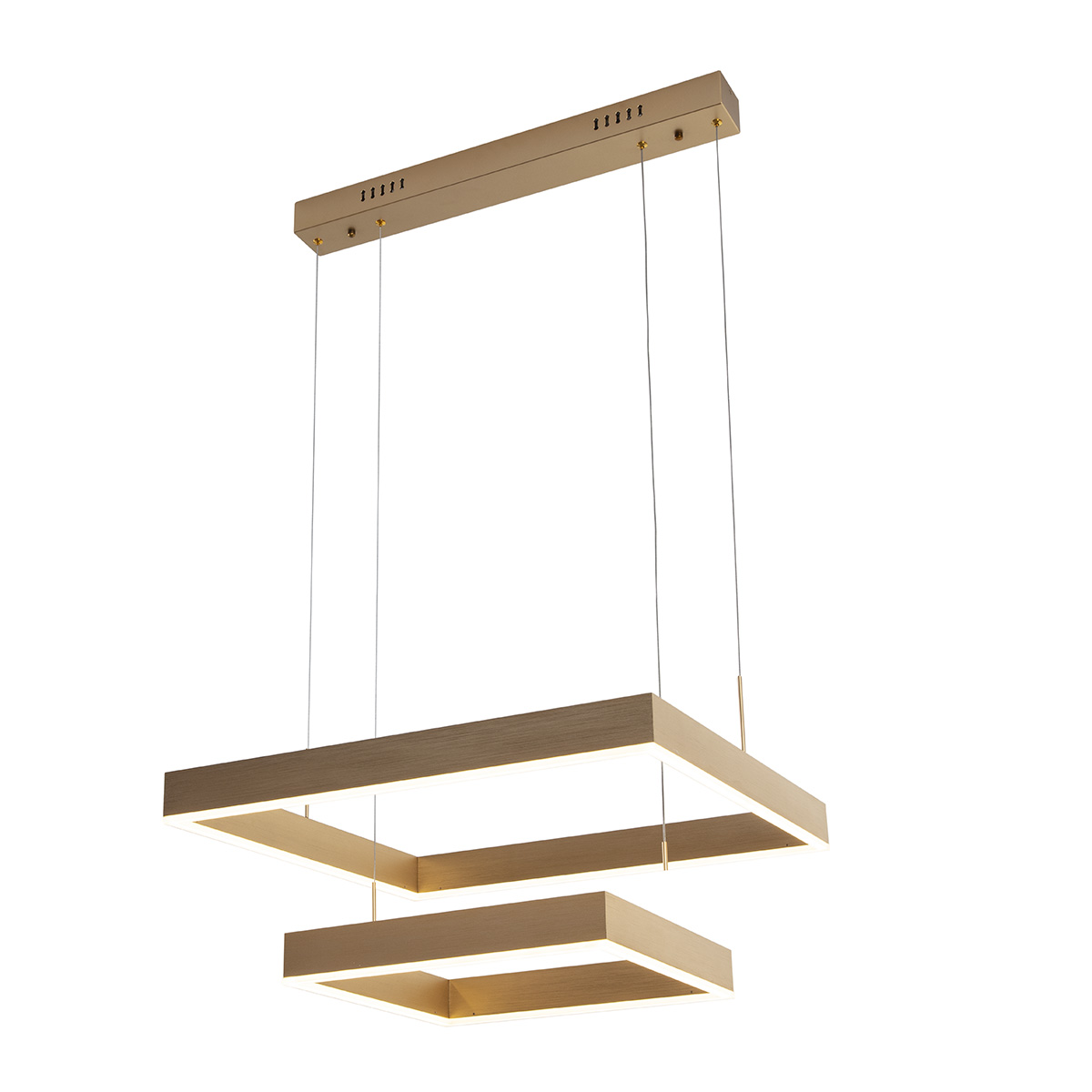 Lámpara de Techo 60x60x120 Metal Dorado