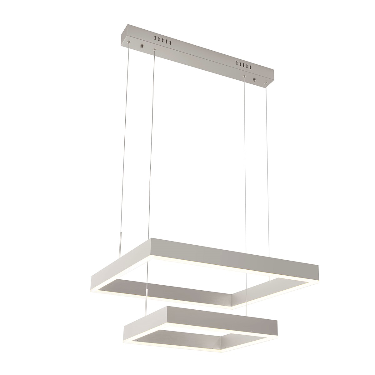 Lámpara de Techo 60x60x120 Metal Plateado