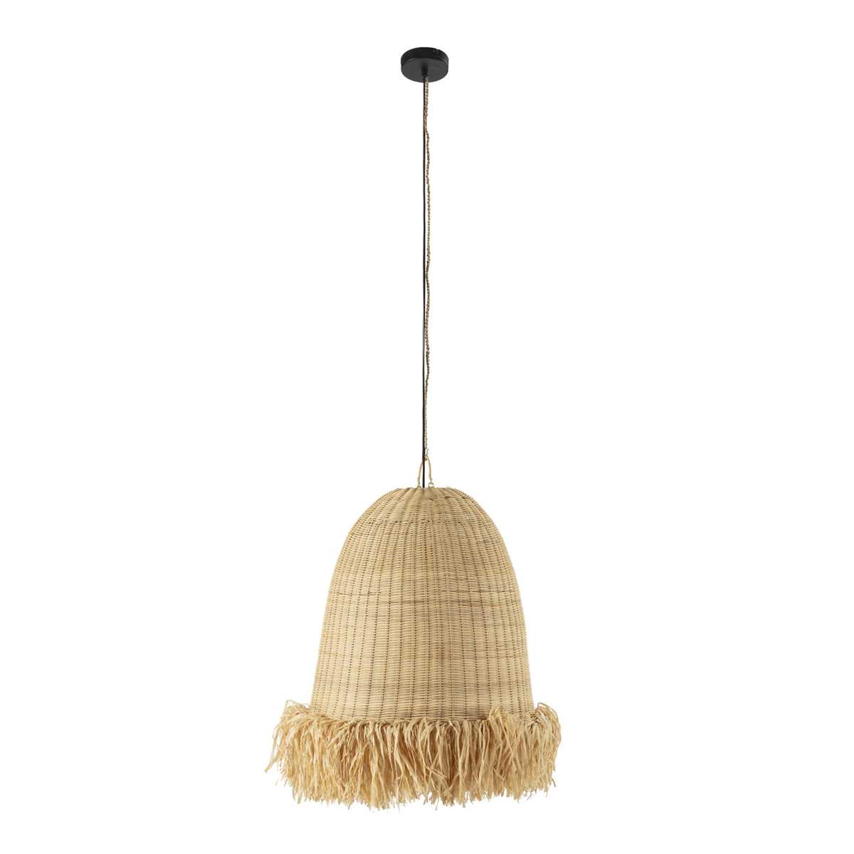 Lámpara de Techo 60x60x60 Ratán/Sisal -- Natural