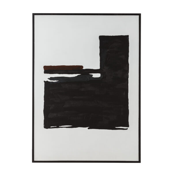 Lienzo 80x5x120 Lienzo -- Blanco/Negro