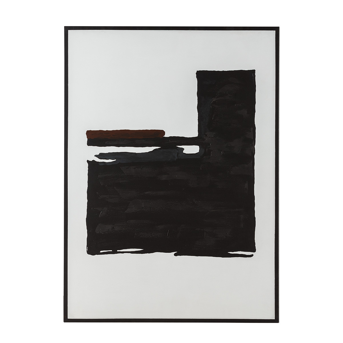 Lienzo 80x5x120 Lienzo -- Blanco/Negro