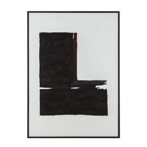 Lienzo 80x5x120 Lienzo -- Blanco/Negro
