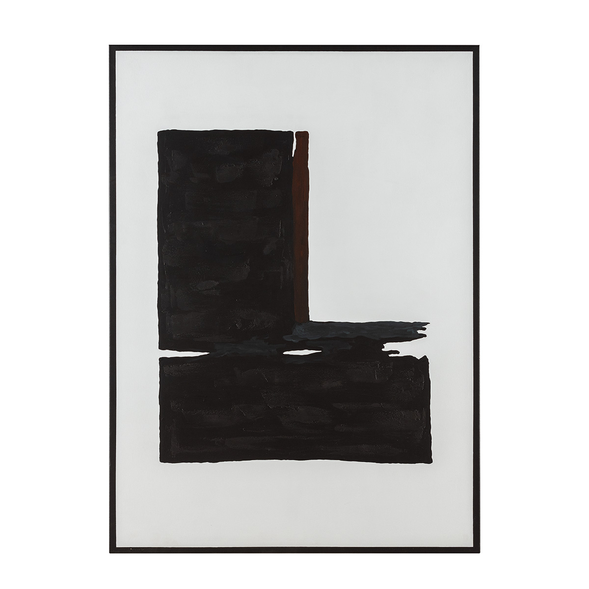 Lienzo 80x5x120 Lienzo -- Blanco/Negro