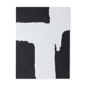 Lienzo 90x5x120 Lienzo Blanco/Negro