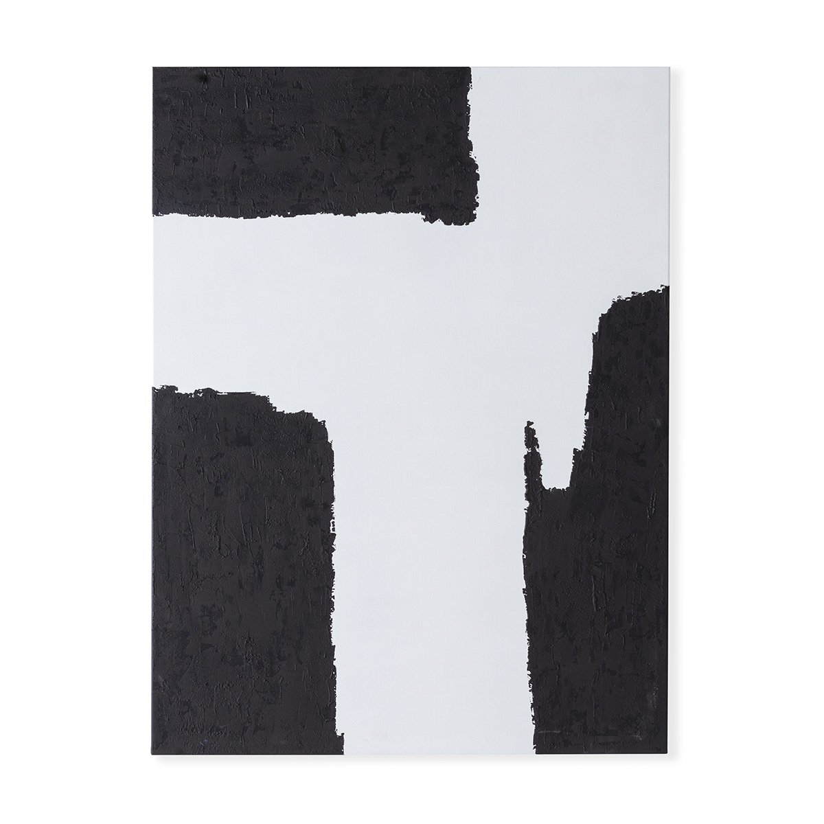 Lienzo 90x5x120 Lienzo Blanco/Negro