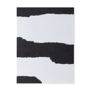 Lienzo 90x5x120 Lienzo Blanco/Negro