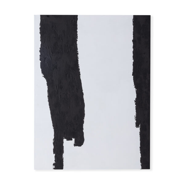 Lienzo 90x5x120 Lienzo Blanco/Negro