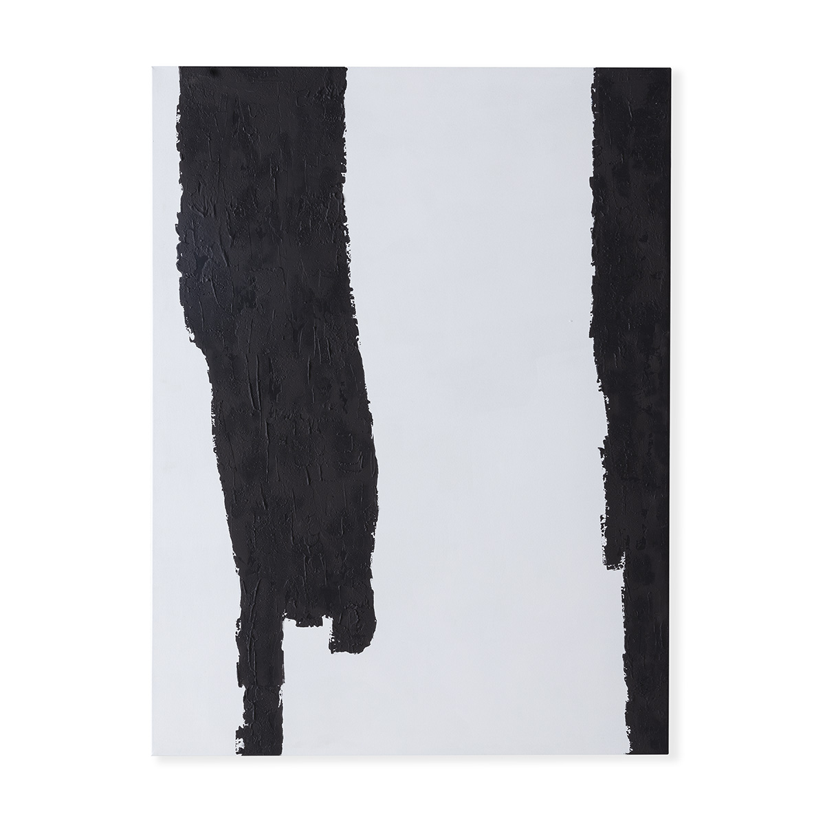Lienzo 90x5x120 Lienzo Blanco/Negro