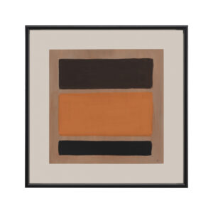 Lienzos Enmarcados 80x5x80 Madera/Cristal -- Negro