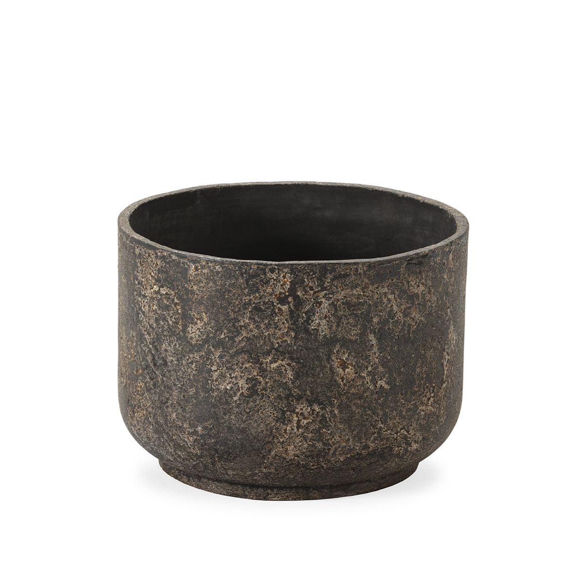 Macetero 40x40x30 Fibrocemento -- Negro Quemado
