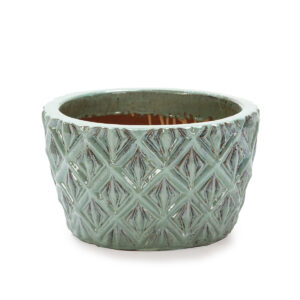 Macetero 45x45x26 Gres Celadon