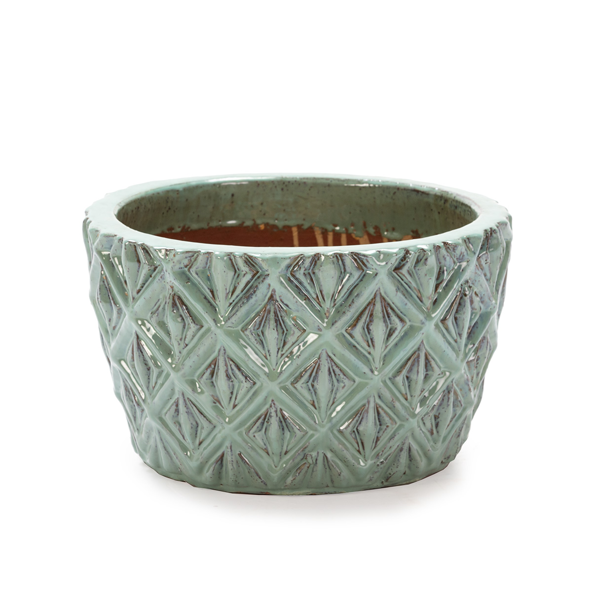 Macetero 45x45x26 Gres Celadon