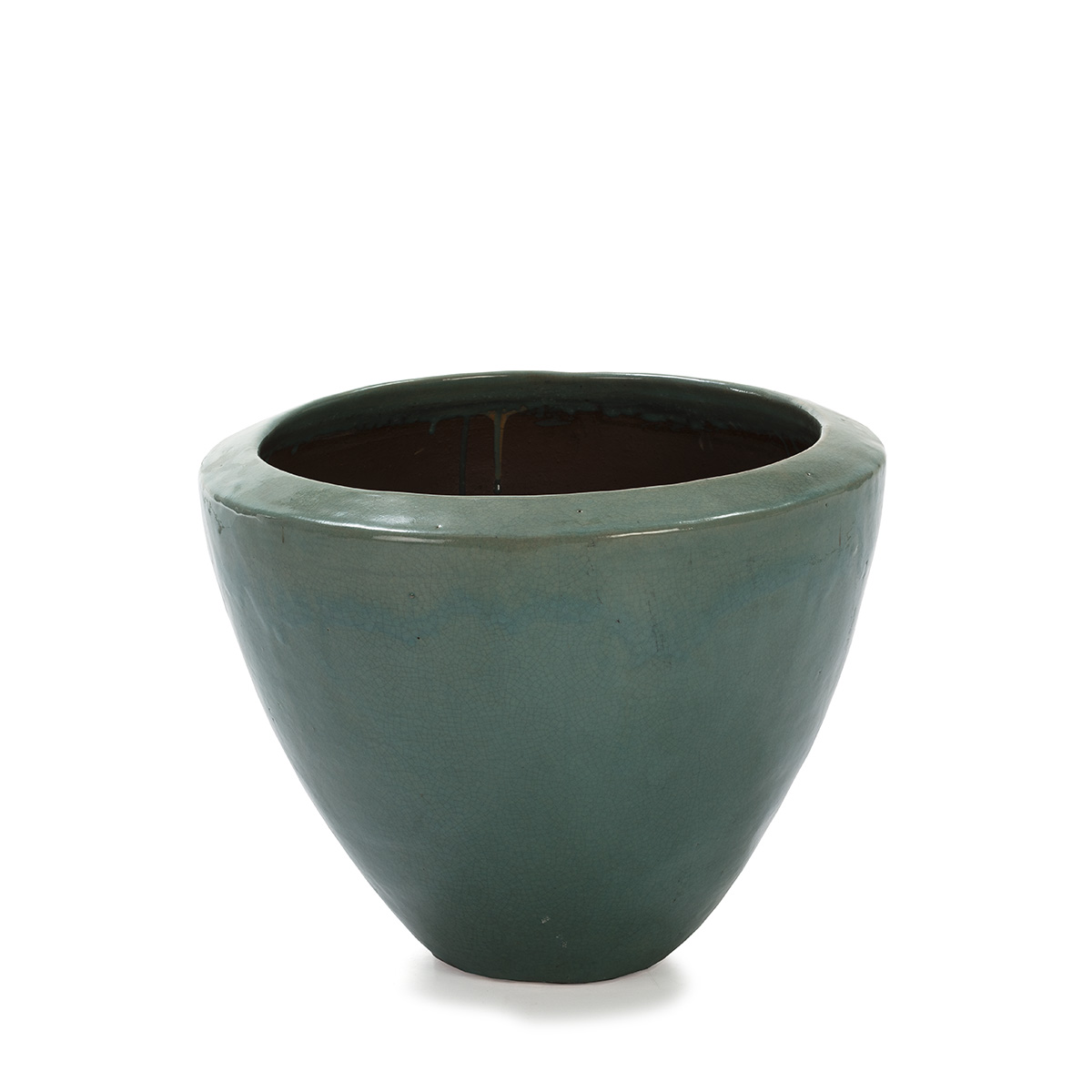 Macetero 54x54x43 Gres Agua Craquelado