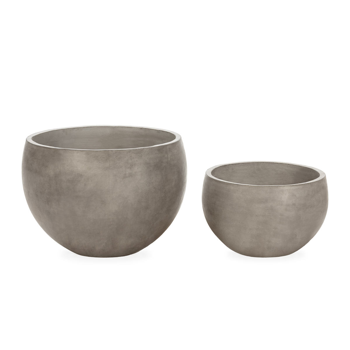 Macetero 72x72x50 Cemento -- Gris Antracita Oscuro
