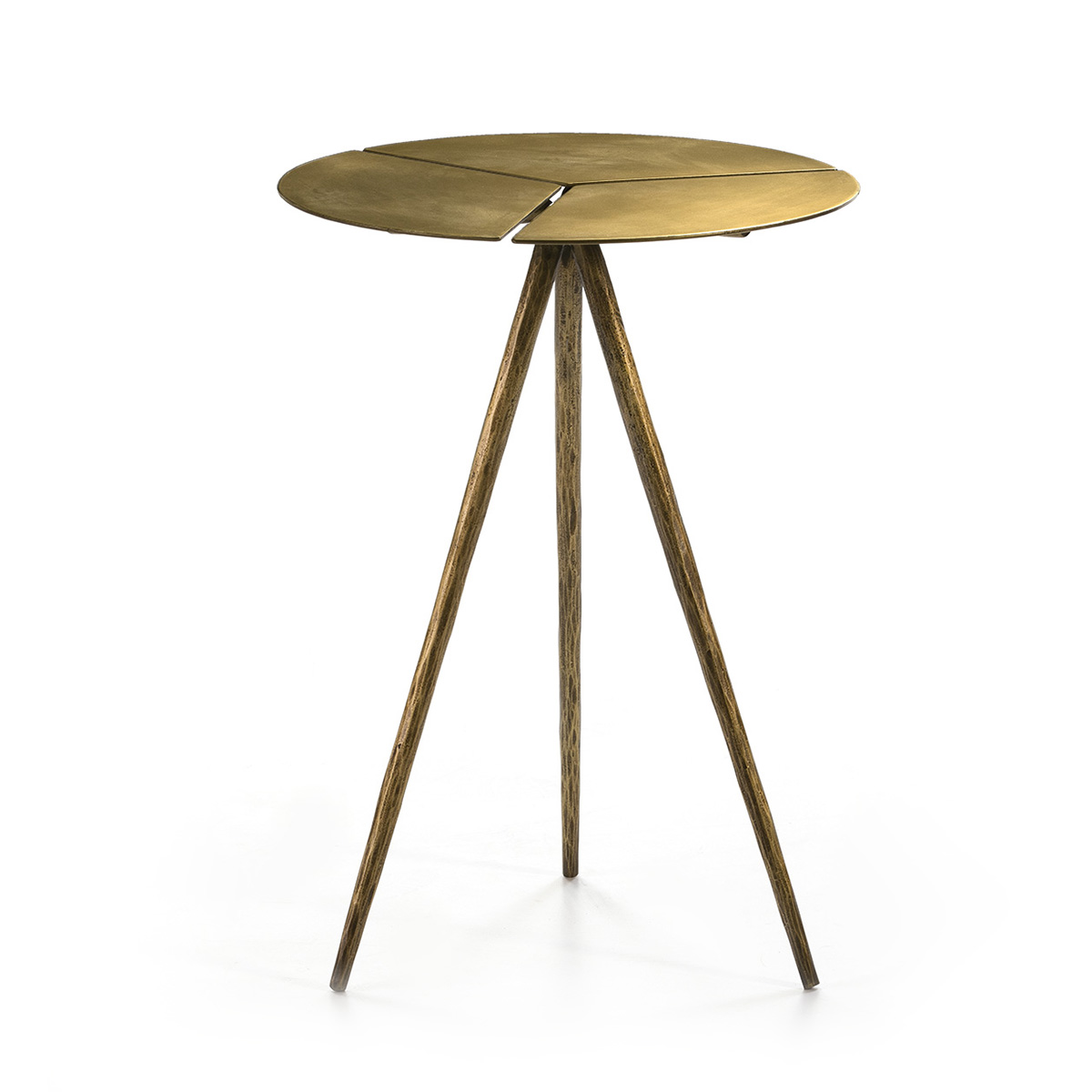 Mesa Auxiliar 40x40x57 Metal Dorado