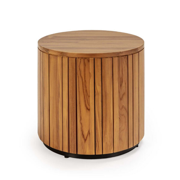 Mesa Auxiliar 50x50x50 Madera de Teca Natural