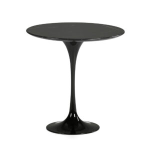 Mesa Auxiliar 50x50x50 Mármol/Aluminio -- Negro