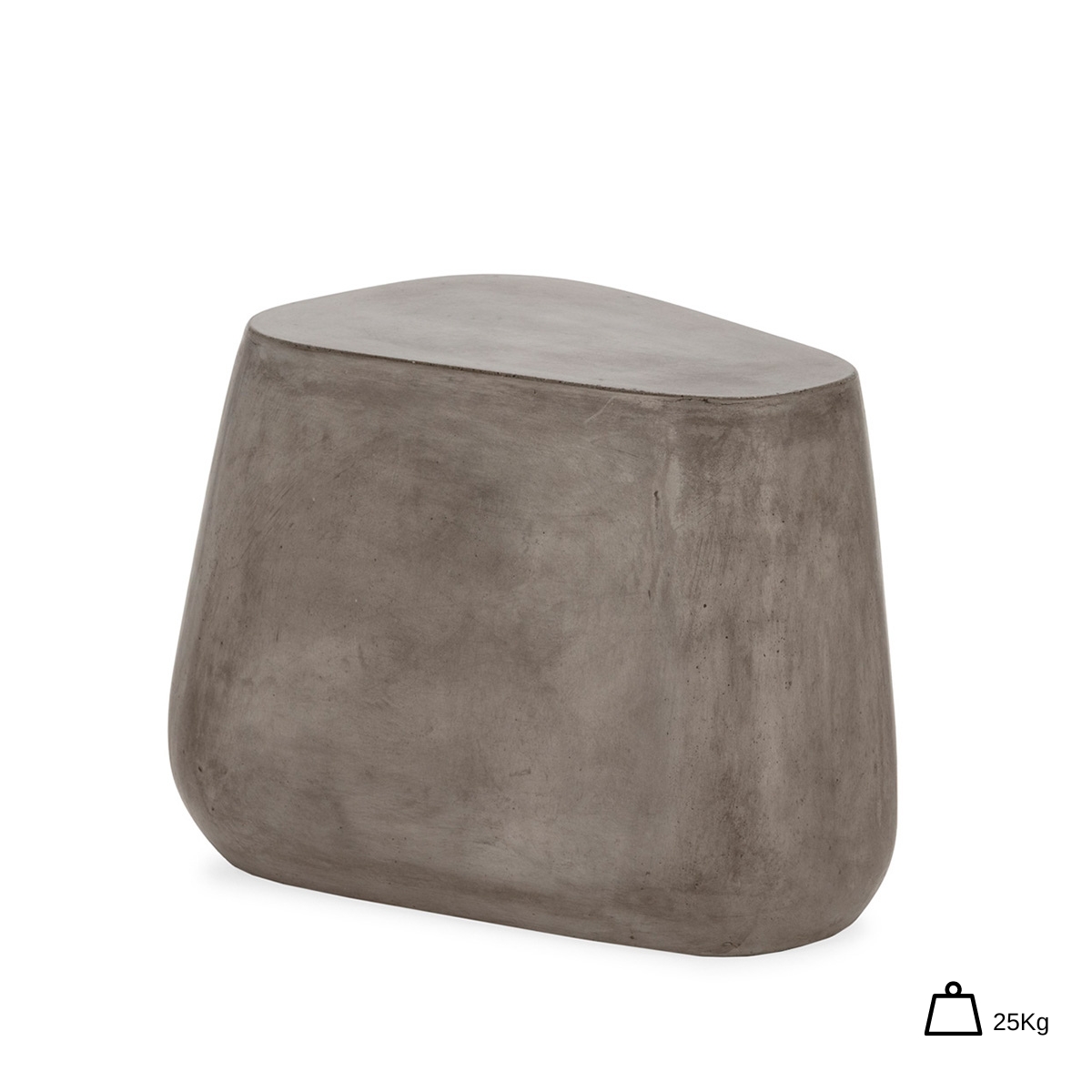 Mesa Auxiliar 60x45x44 Cemento -- Gris Antracita Oscuro