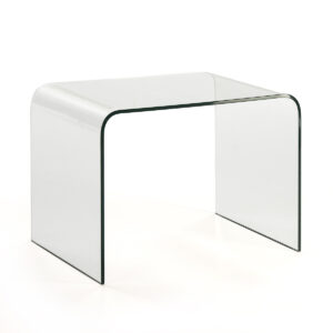 Mesa Auxiliar 60x45x45 Cristal Transparente