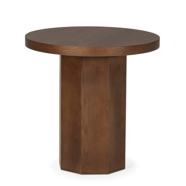 Mesa Auxiliar 60x60x60 Chapa de Roble