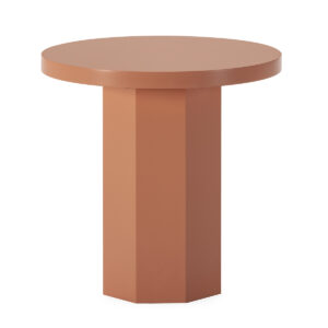 Mesa Auxiliar 60x60x60 Madera -- Terracota