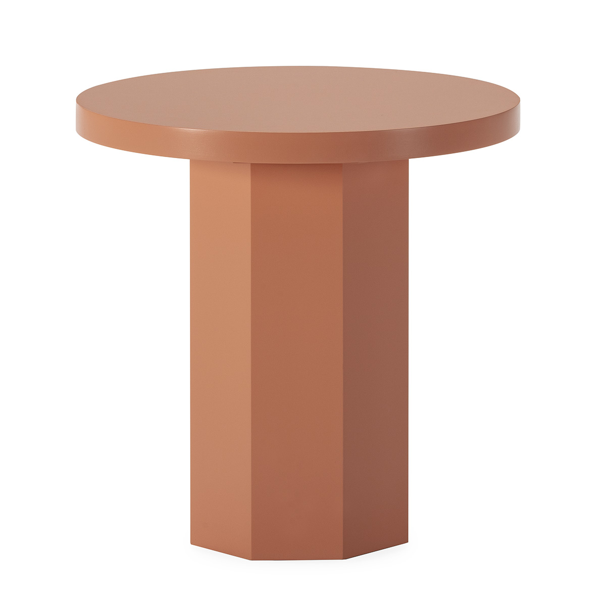 Mesa Auxiliar 60x60x60 Madera -- Terracota
