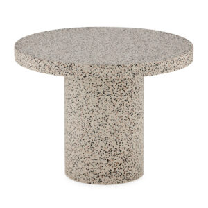 Mesa Auxiliar 66x66x51 Fibra de Piedra -- Blanco