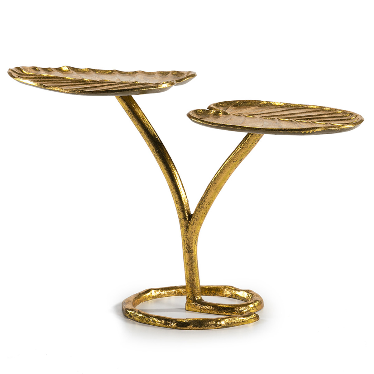 Mesa Auxiliar 75x34x47 Metal Dorado