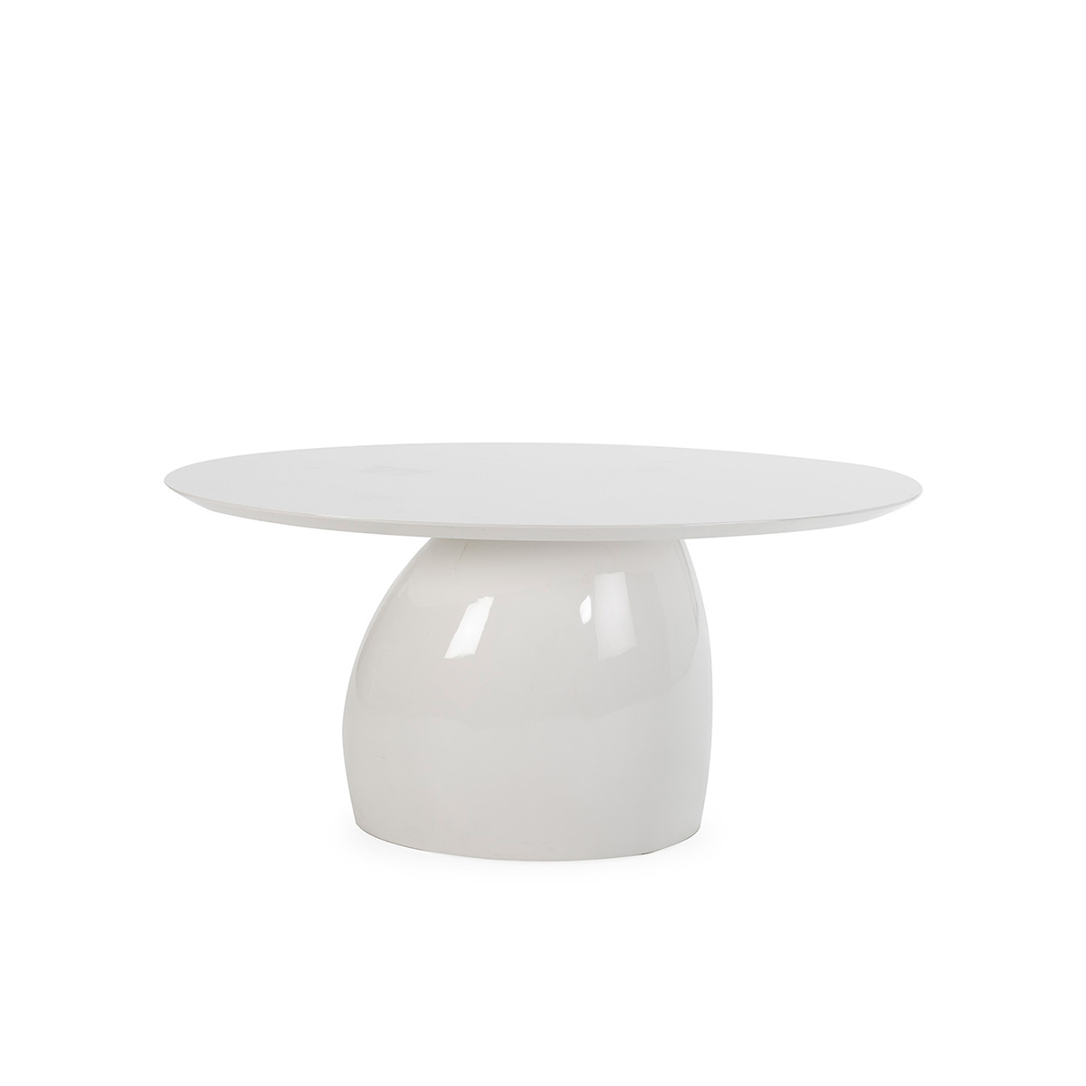 Mesa Comedor 160x120x75 Madera/Fibra de Vidrio -- Blanco
