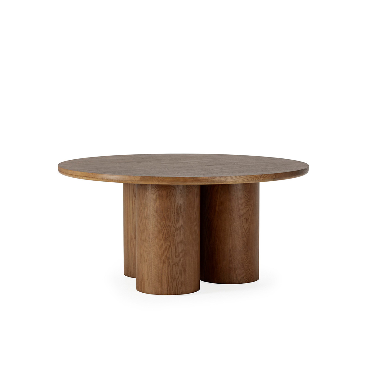 Mesa Comedor 160x160x76 Madera de Roble