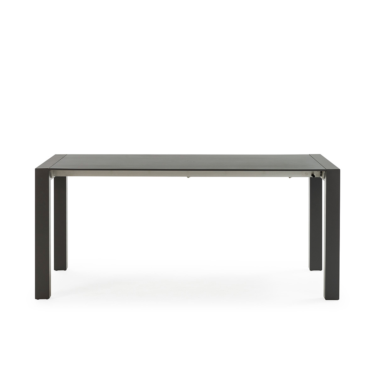Mesa Comedor 174/219x90x76 Madera -- Gris Mate