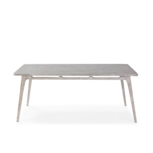 Mesa Comedor 180x90x76 Madera de Cedro Gris Velado
