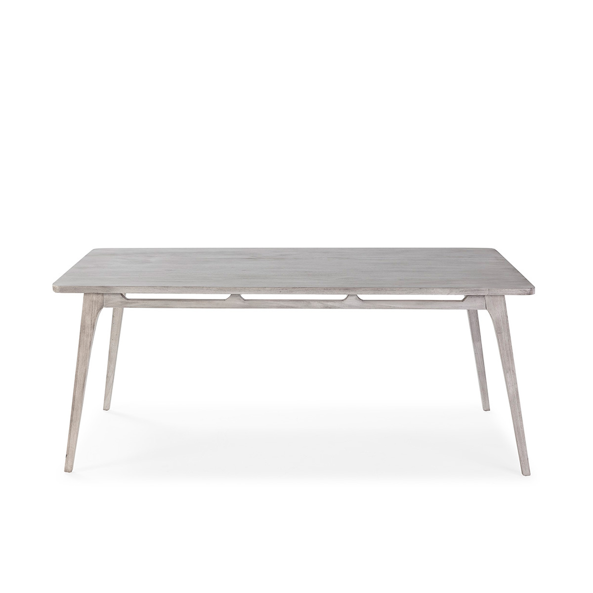 Mesa Comedor 180x90x76 Madera de Cedro Gris Velado