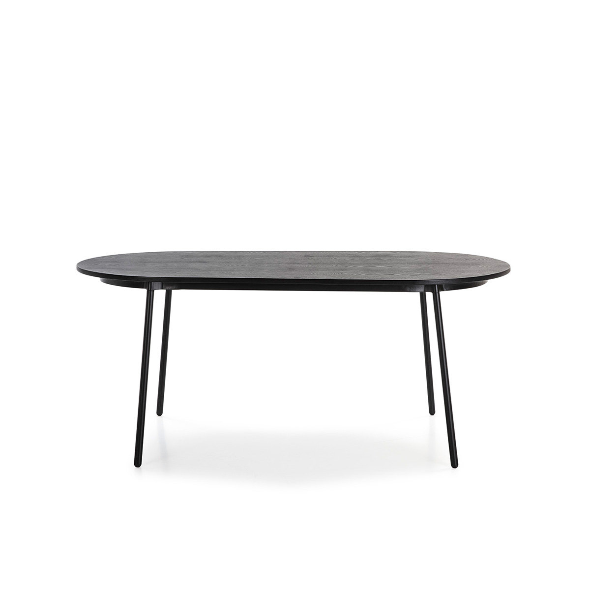 Mesa Comedor 180x90x76 Madera de Fresno/Metal Negro