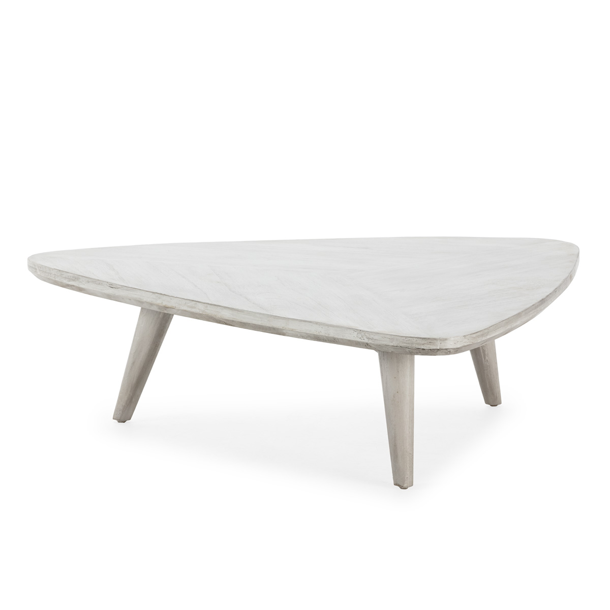 Mesa de Centro 100x93x28 Madera de Cedro -- Gris Velado