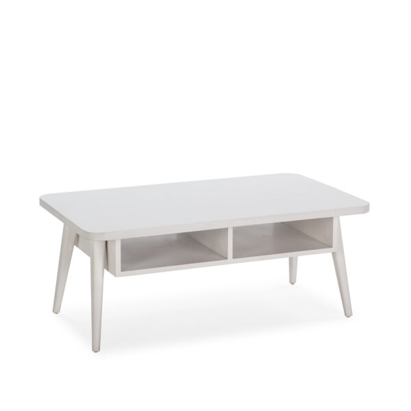 Mesa de Centro 106x60x43 Madera Blanco