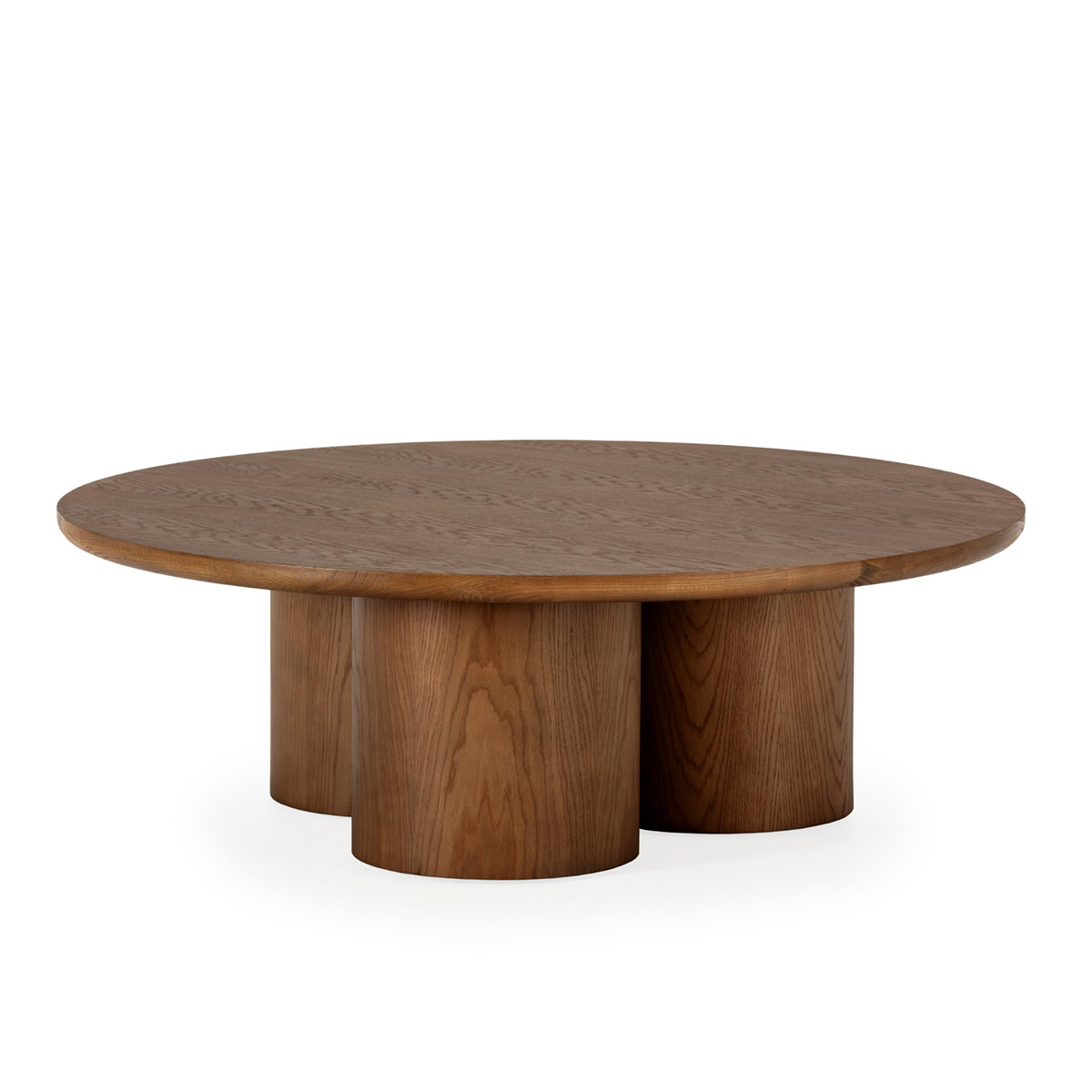 Mesa de Centro 120x120x40 Madera de Roble