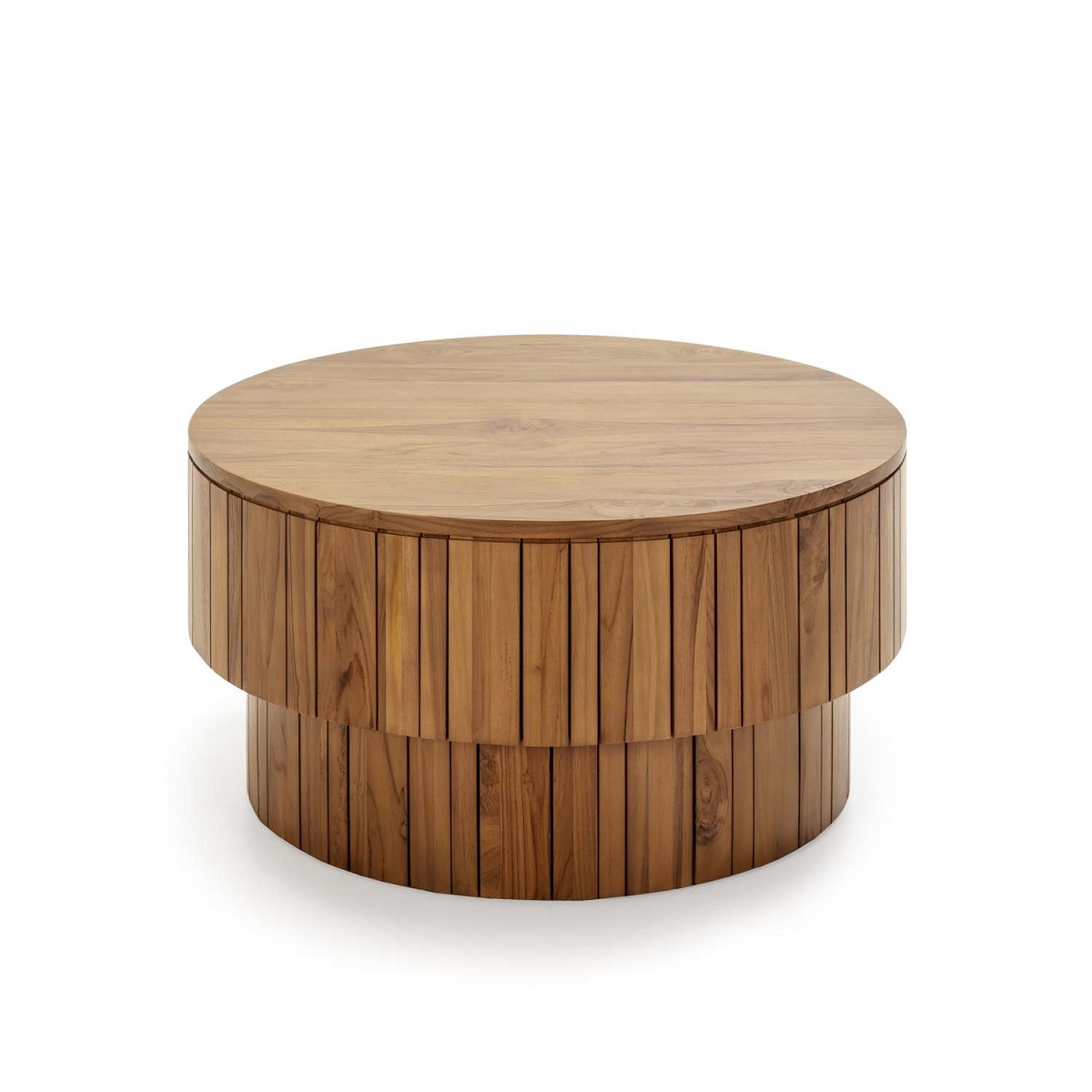 Mesa de Centro 90x90x45 Madera de Teca Natural