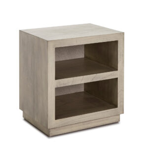 Mesita de noche 50x40x55 Madera Gris Velado