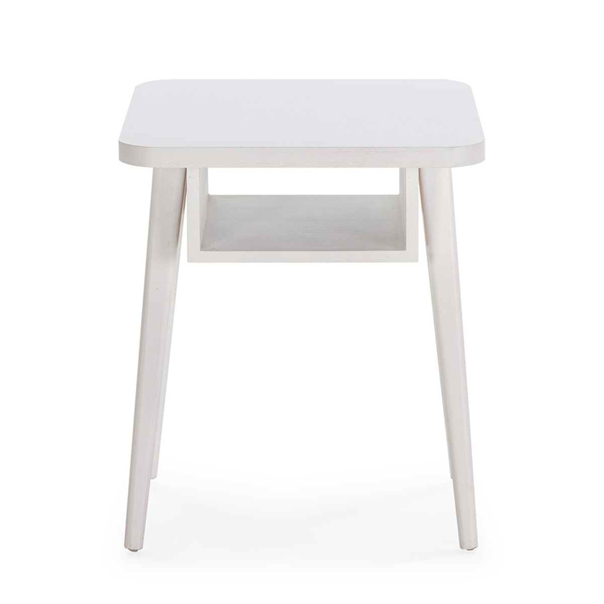 Mesita de Noche 50x50x60 Madera -- Blanco