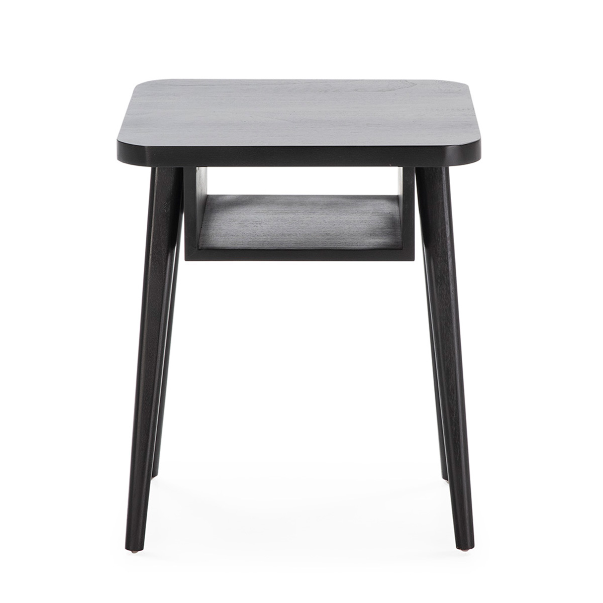Mesita de Noche 50x50x60 Madera -- Negro