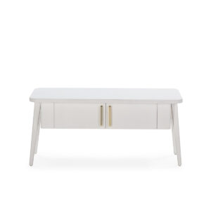 Mueble TV 110x45x50 Madera Blanco