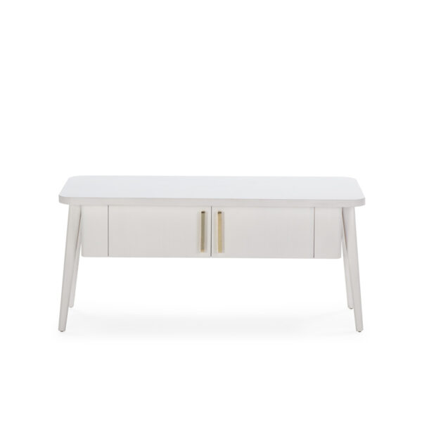 Mueble TV 110x45x50 Madera Blanco