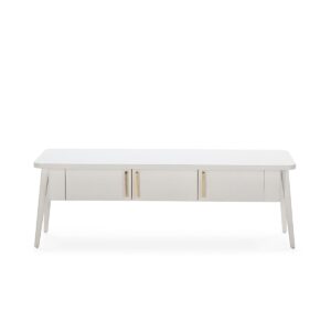 Mueble TV 150x50x51 Madera Blanco