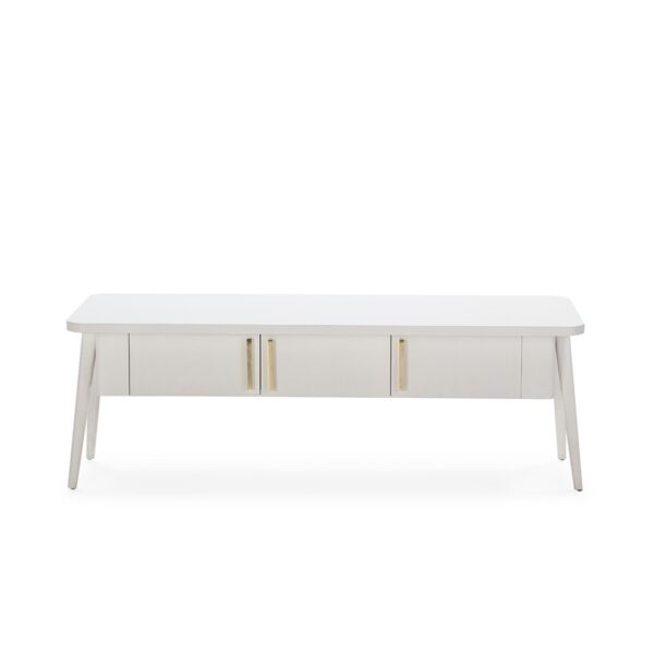 Mueble TV 150x50x51 Madera Blanco