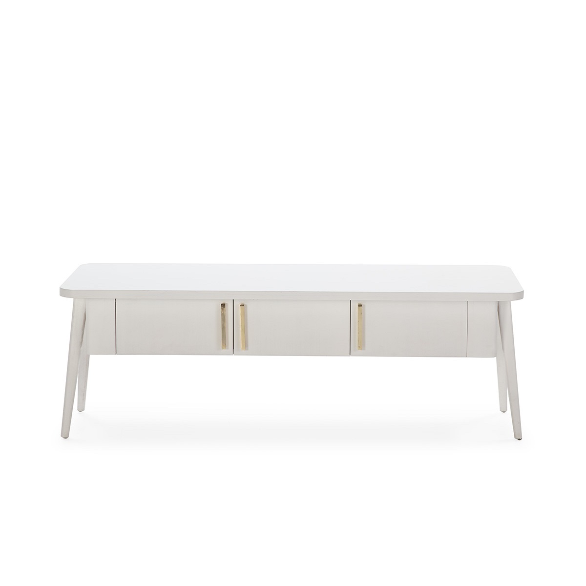 Mueble TV 150x50x51 Madera Blanco